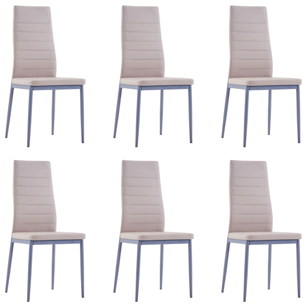 Set mobilier de bucătărie, 7 piese, cappuccino