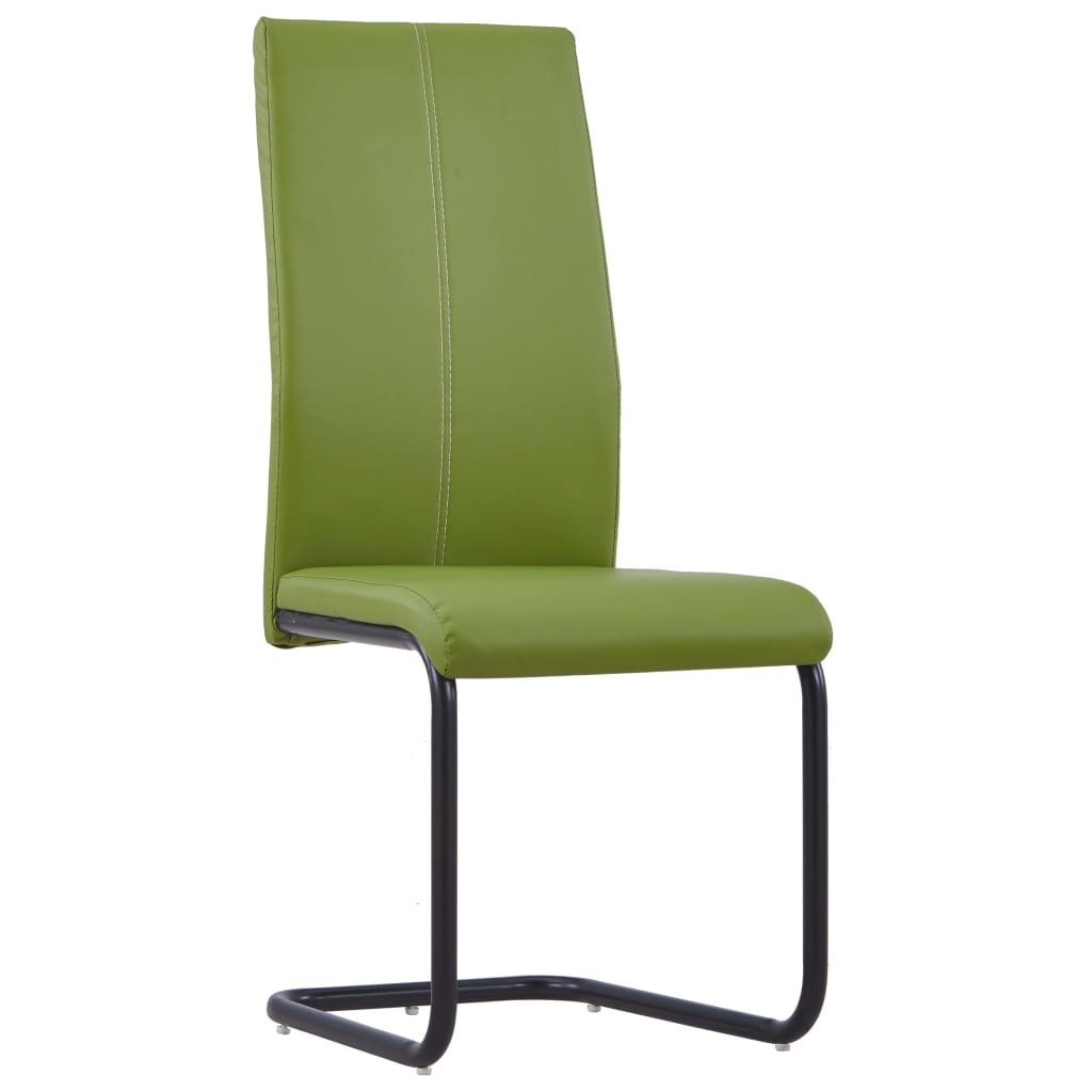 

vidaXL Eetkamerstoelen 2 st kunstleer groen