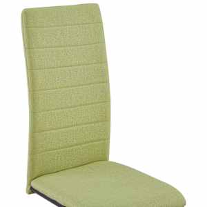 Konzolové jídelní židle 2 ks zelené textil - obrázek 7