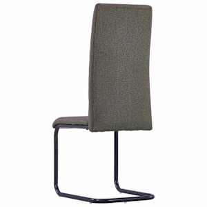 Konzolové jídelní židle 2 ks taupe textil - obrázek 5
