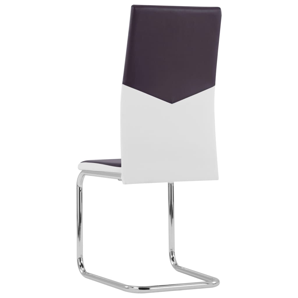 Gembinės valgomojo kėdės, 2vnt., rudos spalvos, dirbtinė oda | Stepinfit