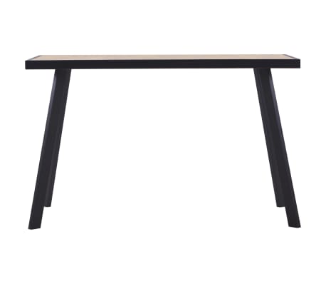 vidaXL Valgomojo stalas, 120x60x75cm, mediena