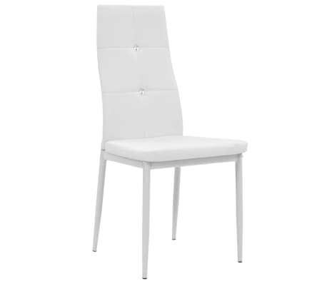 vidaXL Dining Chair Set of 4 Ergonomic Dining Chair Rectangular Modern