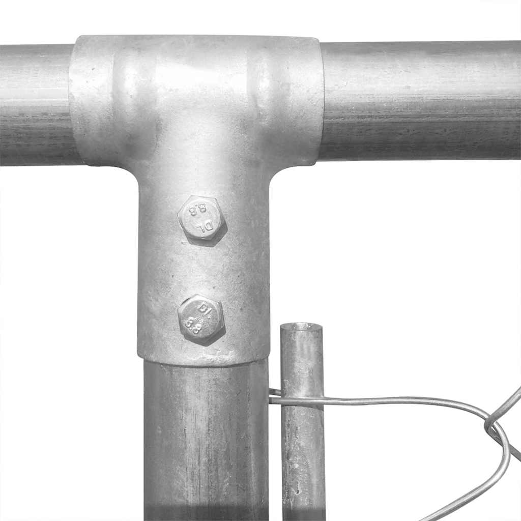 Canile Da Esterno In Acciaio Zincato 570x570x185 Cm VidaXL 13 width=274