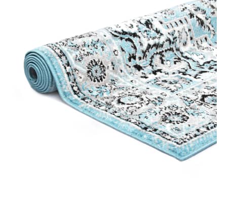 vidaXL Rug Light Blue 140x200 cm PP