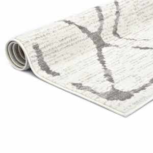 vidaXL Kilimas, kreminės ir pilkos spalvos, 160x230cm, PP