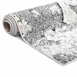 vidaXL Teppe gr&aring; 160x230 cm PP