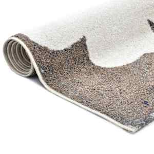 vidaXL Teppe gr&aring; 140x200 cm PP