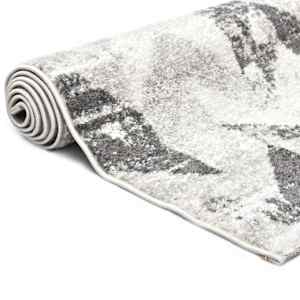 vidaXL Dywan, szaro-biały, 140 x 200 cm, PP