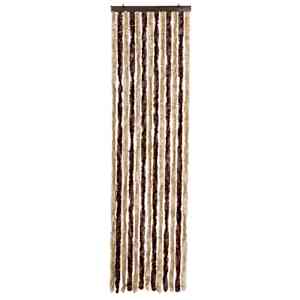 Závěs proti hmyzu béžový a světle hnědý 56 x 185 cm Chenille - obrázek 3