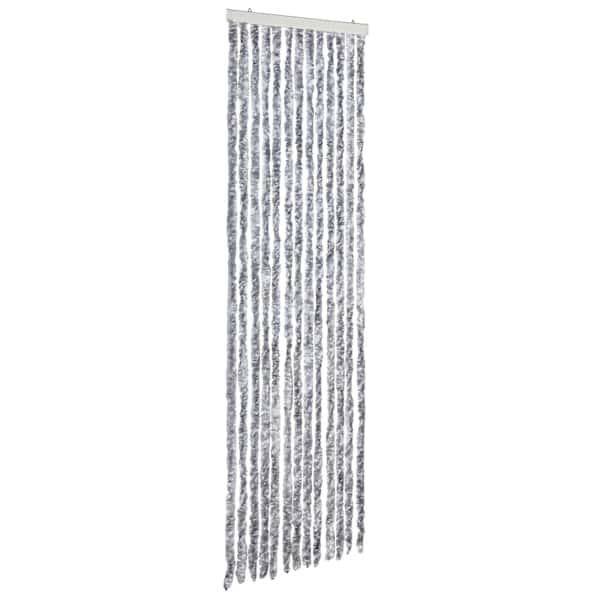 vidaXL putukakardin valge ja hall, 56 x 185 cm &scaron;enill