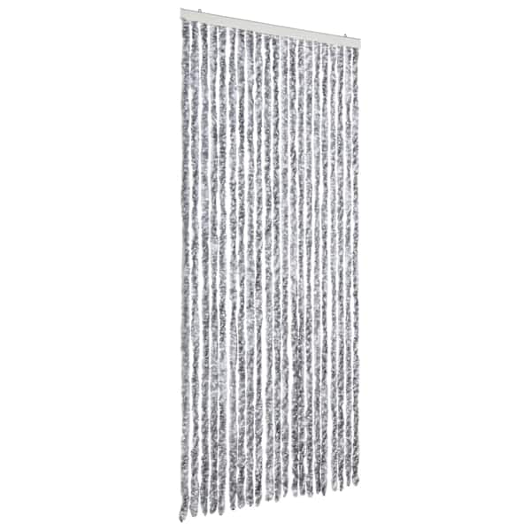 vidaXL putukakardin valge ja hall, 90 x 220 cm, &scaron;enill