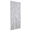 vidaXL putukakardin valge ja hall, 100 x 220 cm, &scaron;enill