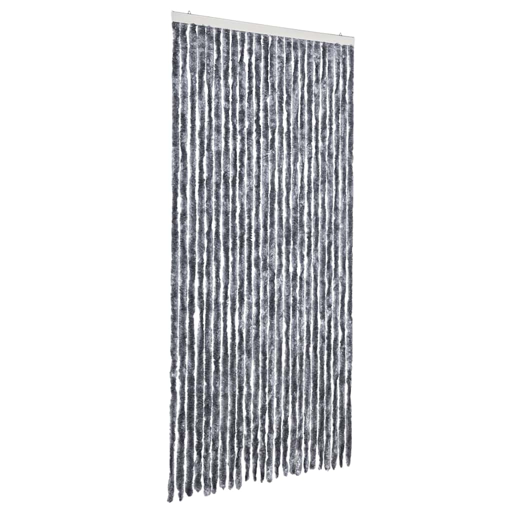vidaXL Závěs proti hmyzu stříbrný 100 x 220 cm Chenille