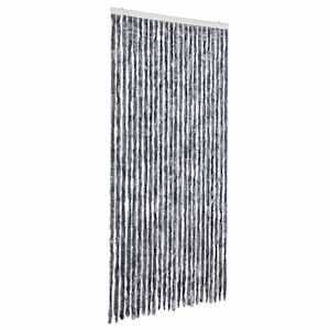 Závěs proti hmyzu stříbrný 100 x 220 cm Chenille - obrázek 2