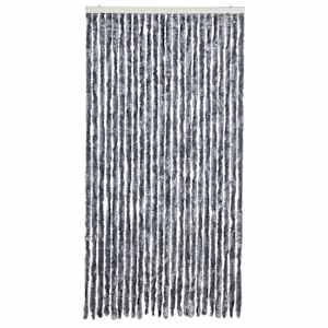 Závěs proti hmyzu stříbrný 100 x 220 cm Chenille - obrázek 3