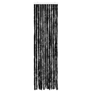 Závěs proti hmyzu antracitový 56 x 185 cm Chenille - obrázek 3