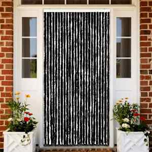 Zavesa proti mrčesu iz šenilje 100x220 cm antracitna