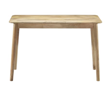 vidaXL Eettafel 115x60x76 cm massief mangohout