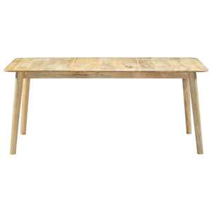 Jídelní stůl 180 x 90 x 76 cm masivní mangovníkové dřevo - obrázek 2