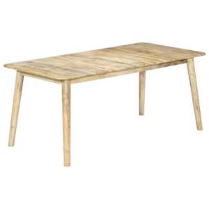Jídelní stůl 180 x 90 x 76 cm masivní mangovníkové dřevo - obrázek 8