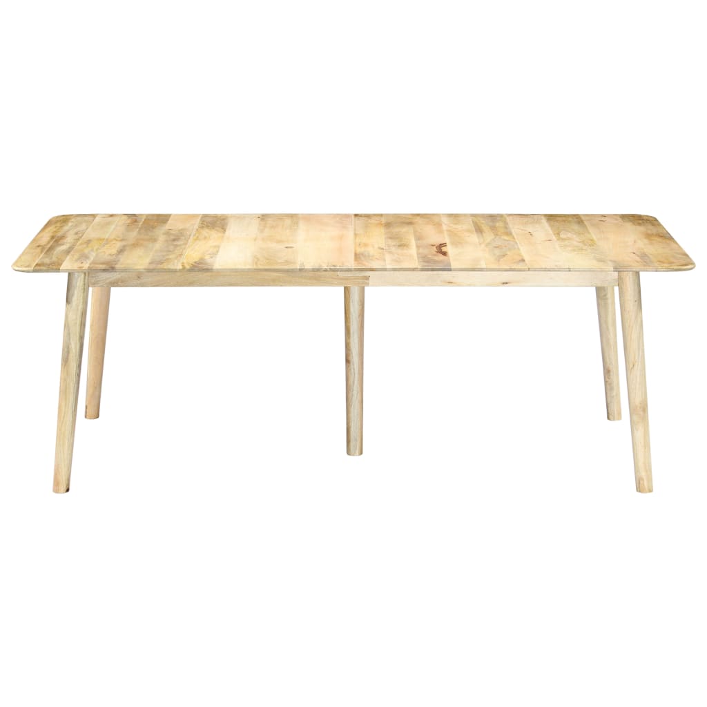 vidaXL Blagovaonski stol od masivnog drva manga 220 x 100 x 76 cm