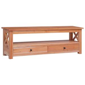 TV stolek 120 x 30 x 40 cm masivní mahagonové dřevo