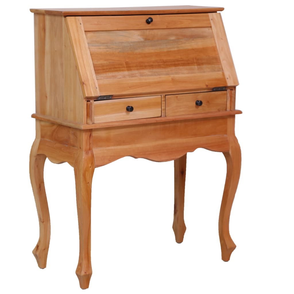 vidaXL Secretaire 78x42x103 cm massief mahoniehout afbeelding