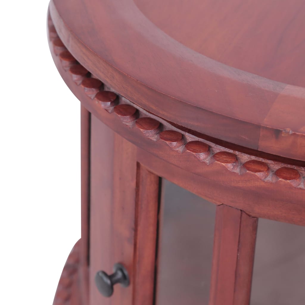 Vitrine Cabinet Brown 50x50x76 Cm Solid Mahogany Wood VidaXL 17 width=274