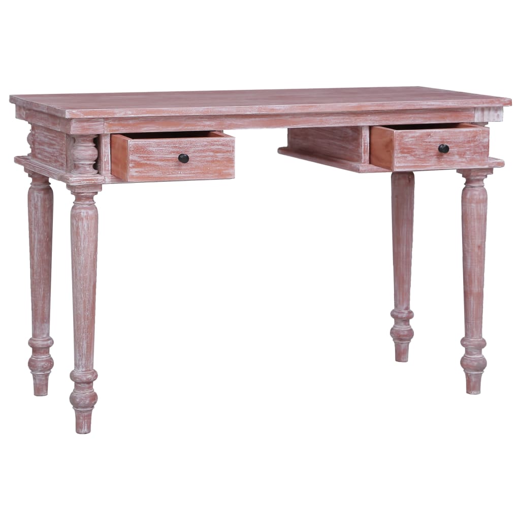 vidaXL Stôl 120x50x78 cm masívne mahagónové drevo
