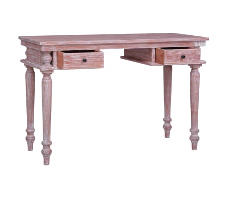 vidaXL Stôl 120x50x78 cm masívne mahagónové drevo