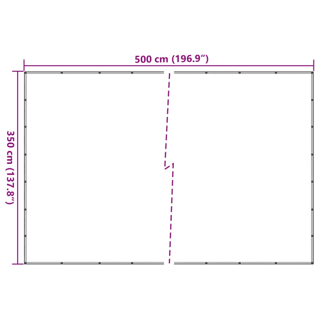 Fekete HDPE konténerháló 3,5 x 5 m 