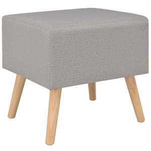 Noční stolky 2 ks šedé 40 x 35 x 40 cm textil - obrázek 4