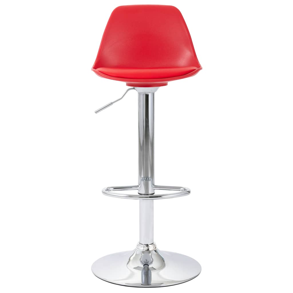 

vidaXL Barstoelen 2 st kunstleer rood