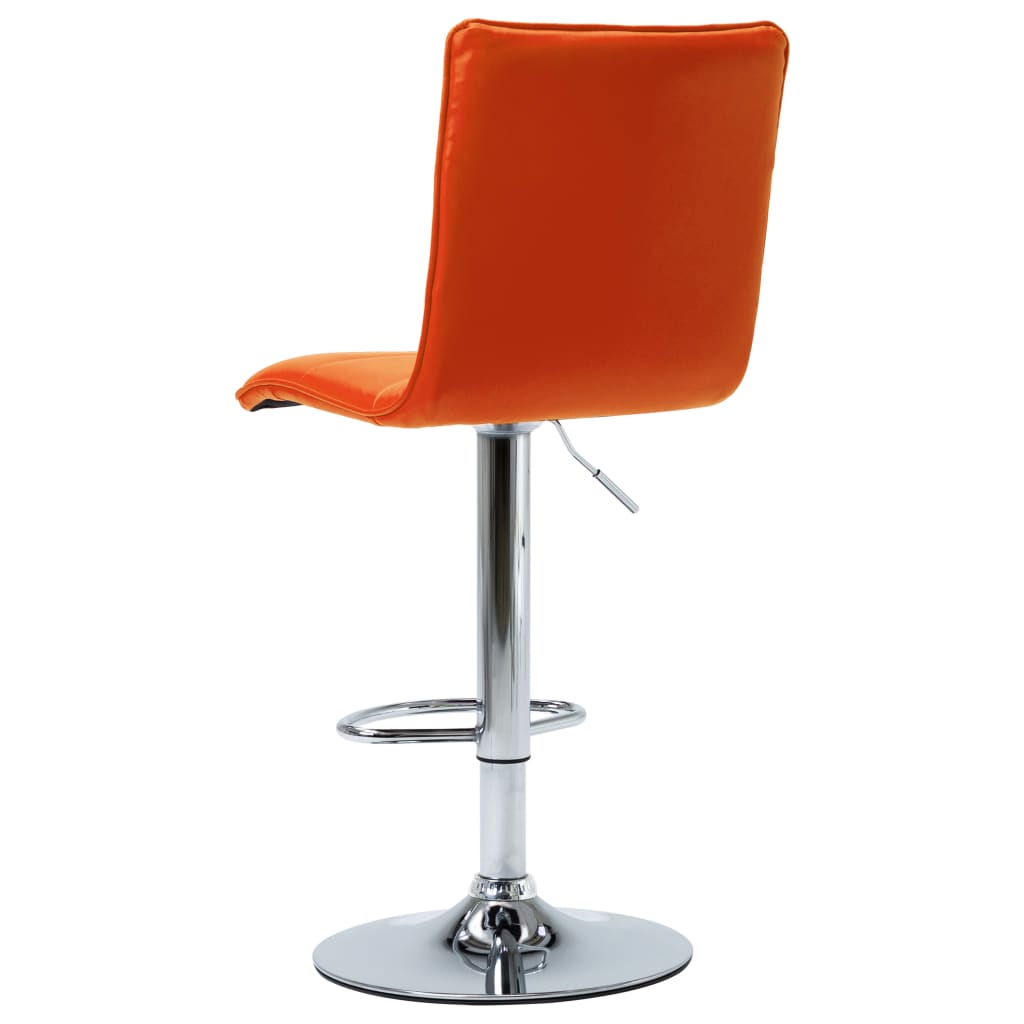 vidaXL Baro kėdė, oranžinės spalvos, dirbtinė oda