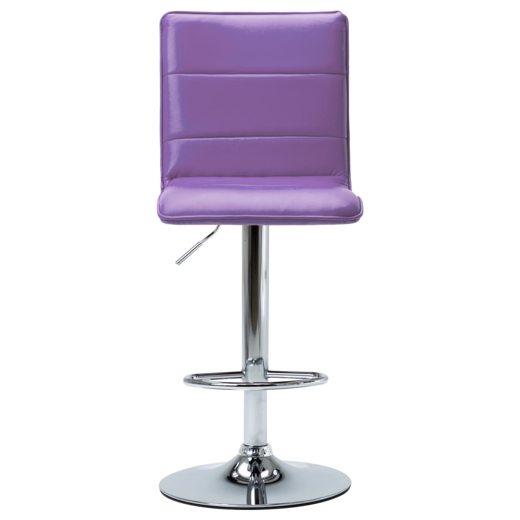 vidaXL Barová židle fialová umělá kůže