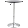 vidaXL baarilaud, must, &Oslash; 60 cm, MDF