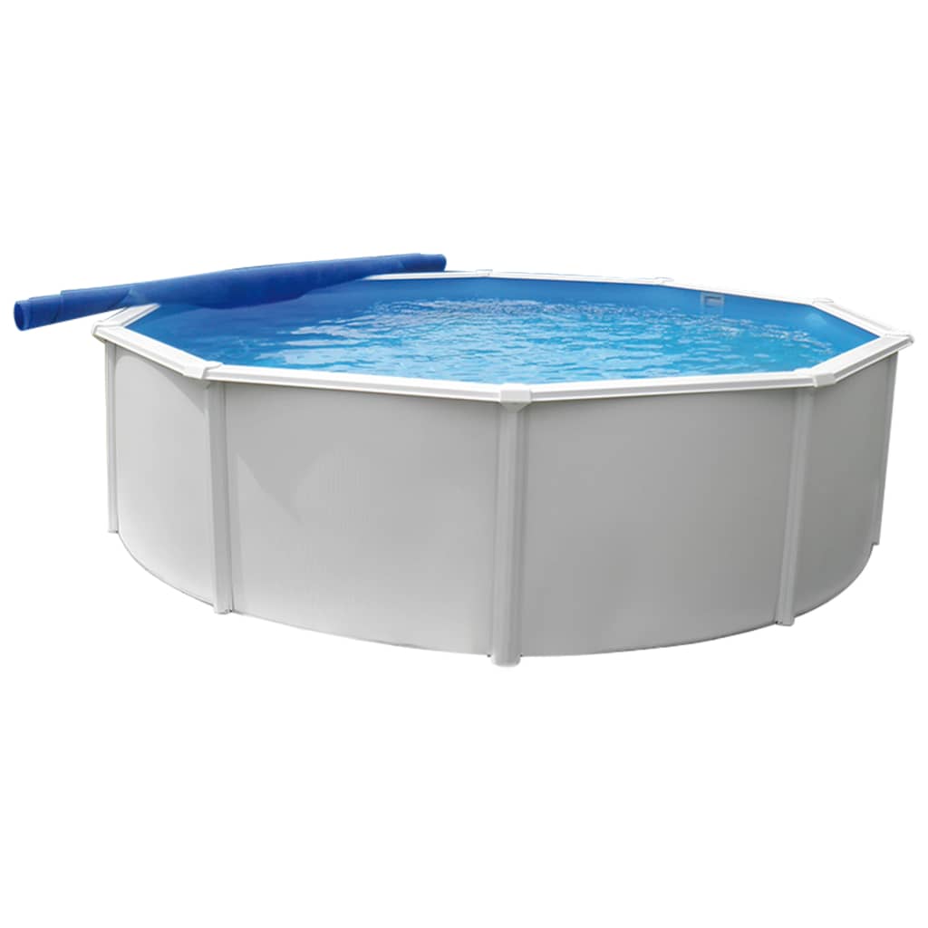 

KWAD Zwembadset Steely Deluxe rond 4,6x1,2 m