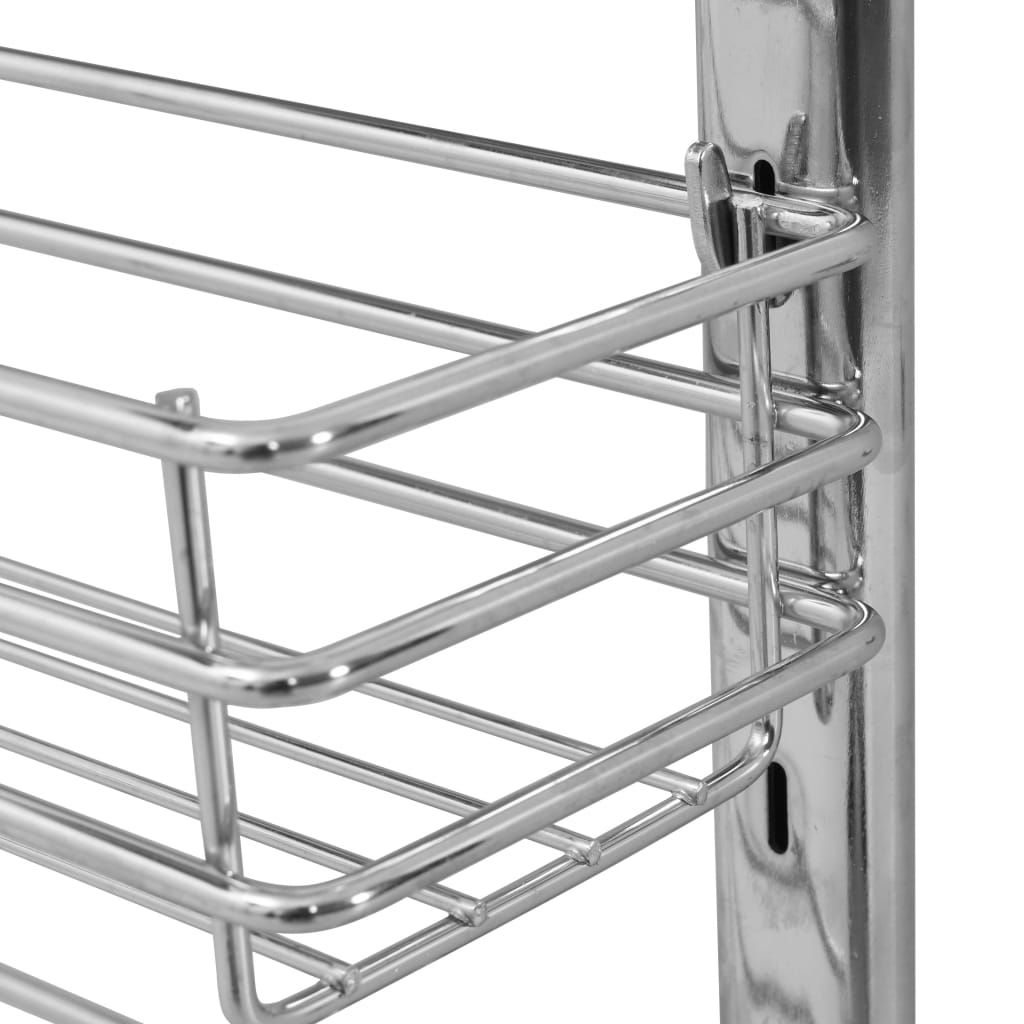 3-Tier Pull-out Kitchen Wire Basket Silver 47x15.5x55.5 Cm VidaXL 17 width=274