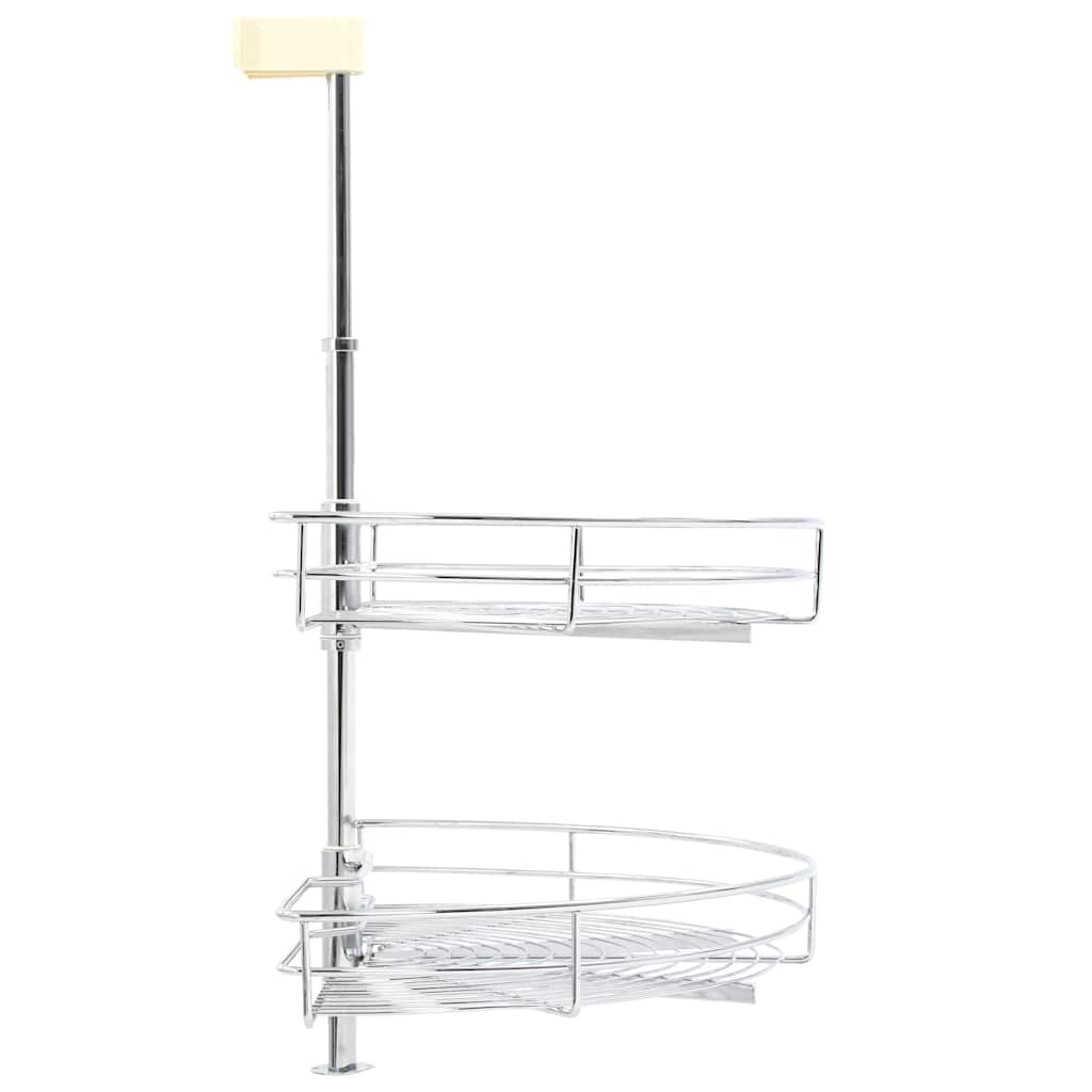 Panier à 2 Niveaux Métallique De Cuisine 180 Degrés 75x38x80 Cm VidaXL 16 width=274