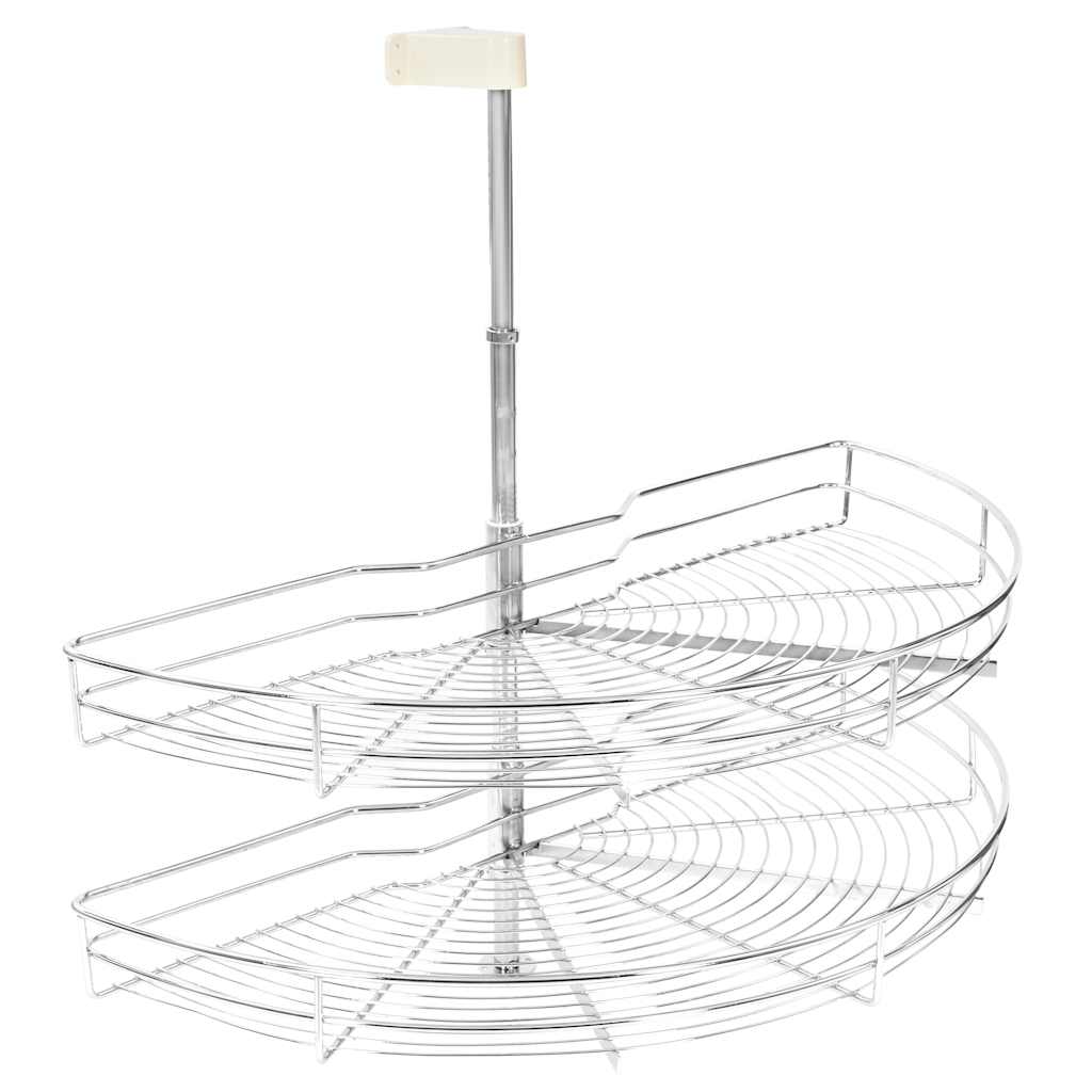 Panier à 2 Niveaux Métallique De Cuisine 180 Degrés 85x44x80 Cm VidaXL 15 width=274