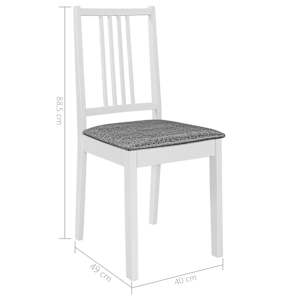 3dílný jídelní set MDF bílý - obrázek 14