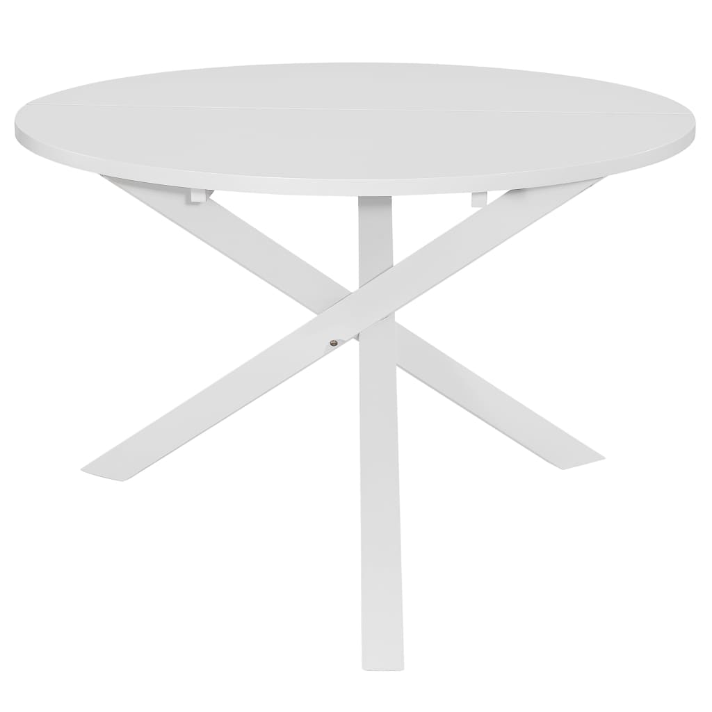 vidaXL Set mobilier de bucătărie, 5 piese, alb, MDF