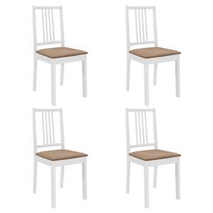 5dílný jídelní set MDF bílý - obrázek 7