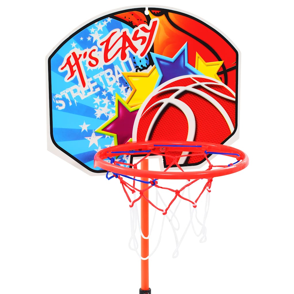 Ensemble De Panier Et De Ballon De Basket Pour Enfants VidaXL 12 width=274