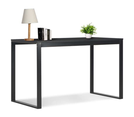 Vidaxl Computer Desk Black 120cm Office Home Corner Writing Table