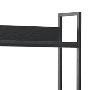 PC stůl černý 120 x 60 x 138 cm - obrázek 6