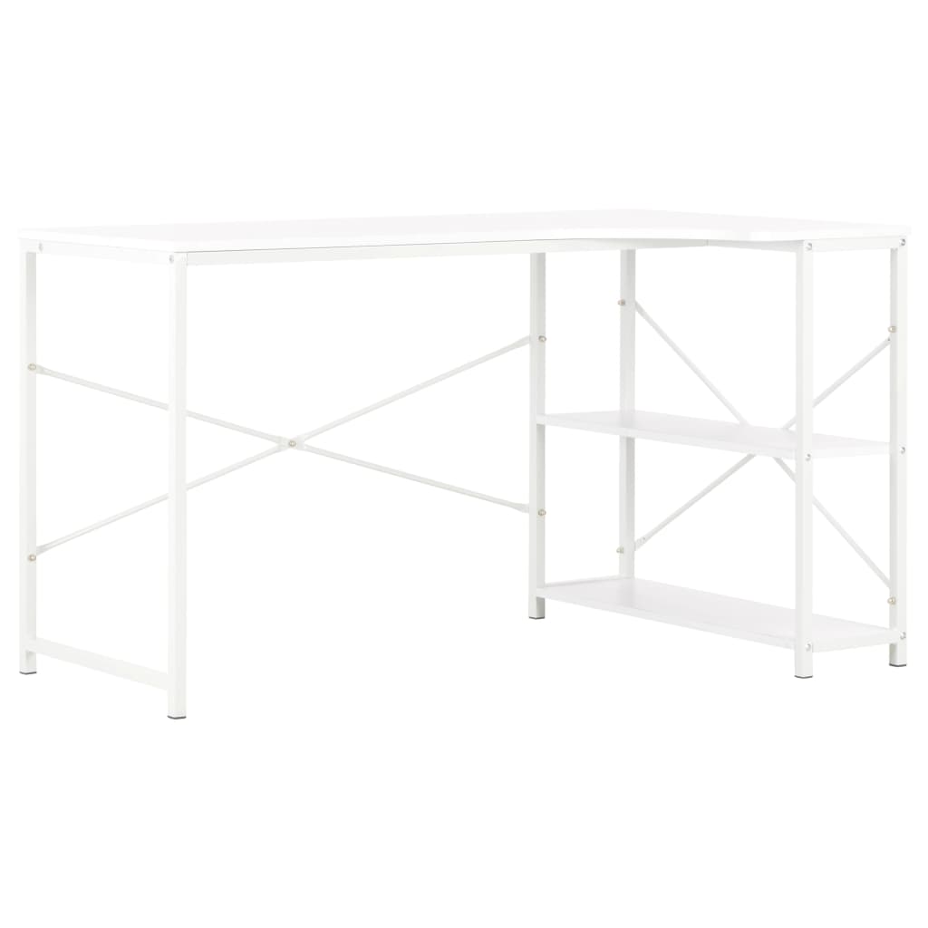 

vidaXL Computer Desk White 47.2"x28.3"x27.6"