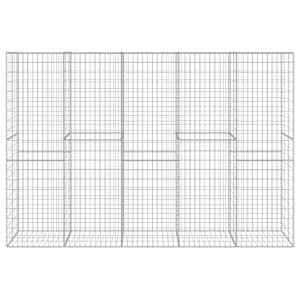Gabionová zeď s víkem pozinkovaná ocel 300 x 50 x 200 cm - obrázek 3