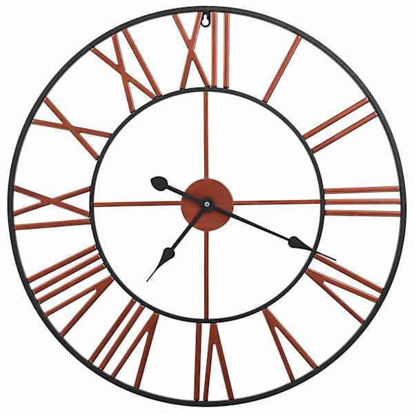 vidaXL seinakell metall 58 cm punane